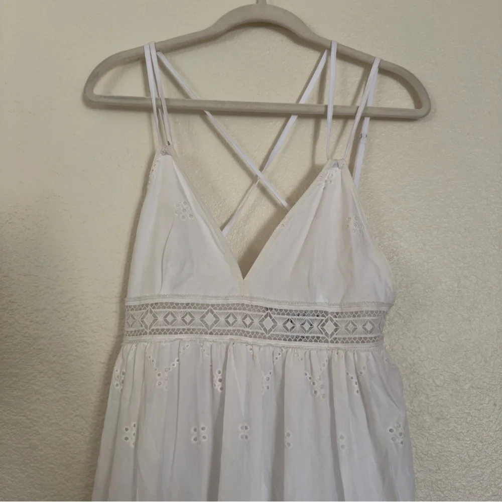 NWT Misa Los Angeles Eyelet Embroidered Allegra  Dress. - Picture 7 of 13